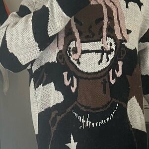 Oversized Patterned Sweater